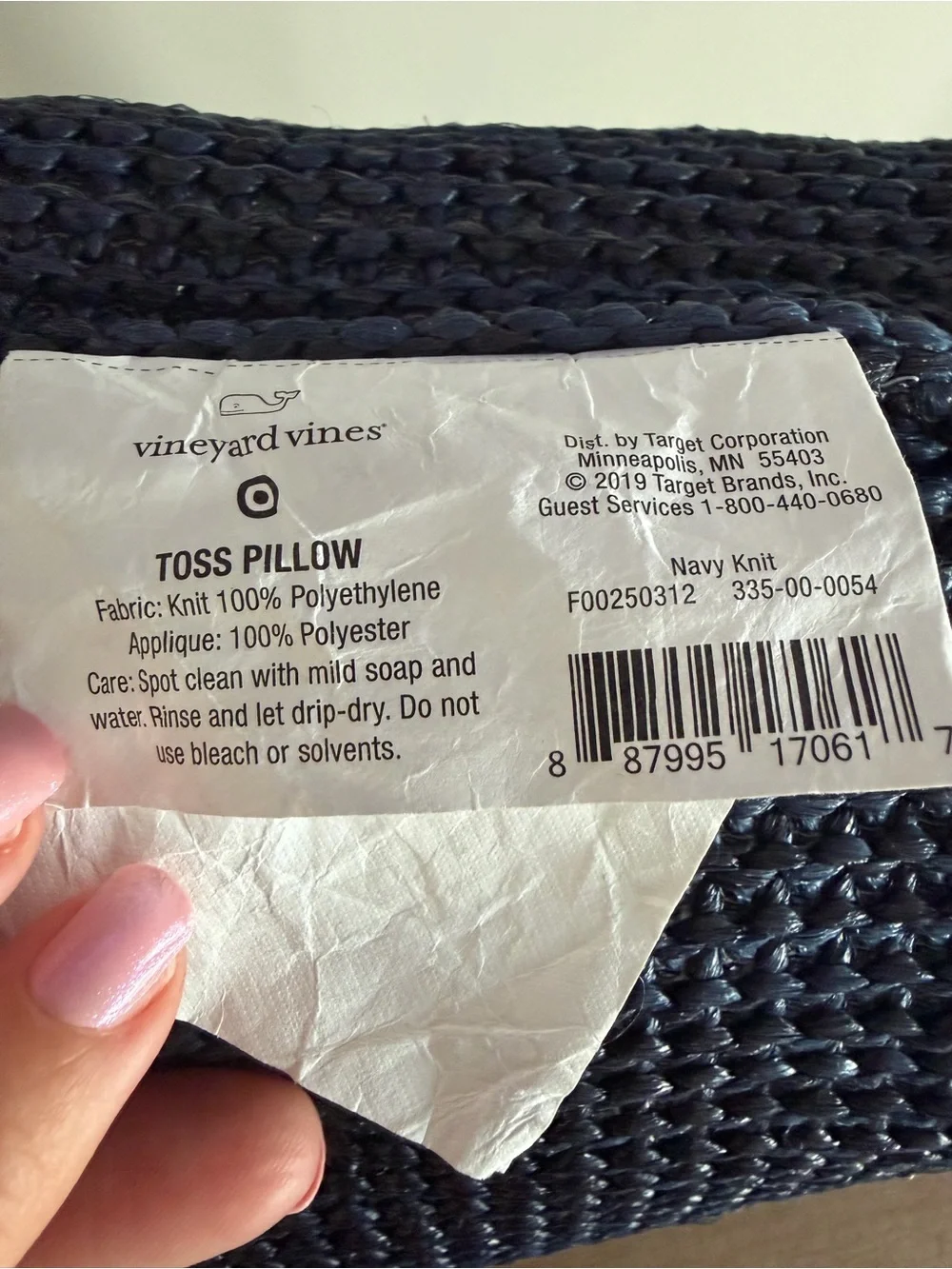 Vineyard Vines x Target Navy Pink Whale Outdoor Throw Pillow 18x18  Add a touch